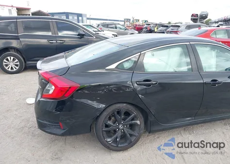 2020 Honda Civic Sport z USA, uszkodzony, nr VIN 2HGFC2F81LH593069